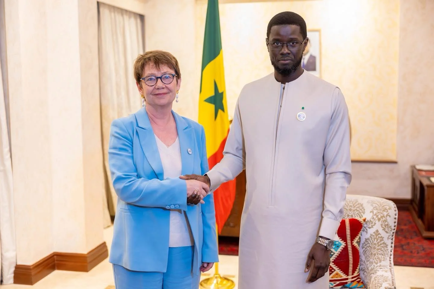 Audience with Bassirou Diomaye Faye at the BERD delegation meeting