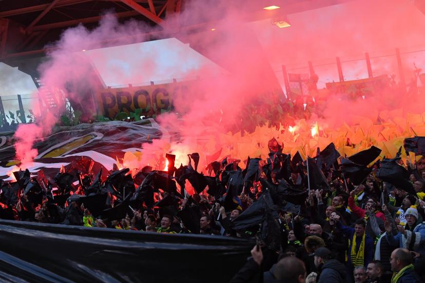 Supporters from Tribune Loire in 2019