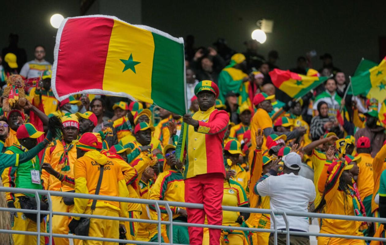 Senegalese supporters at a match