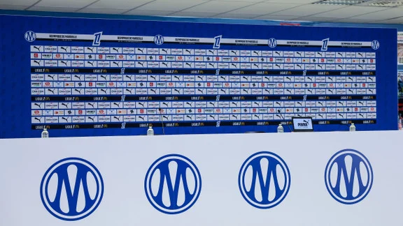 Olympique de Marseille stadium view with players