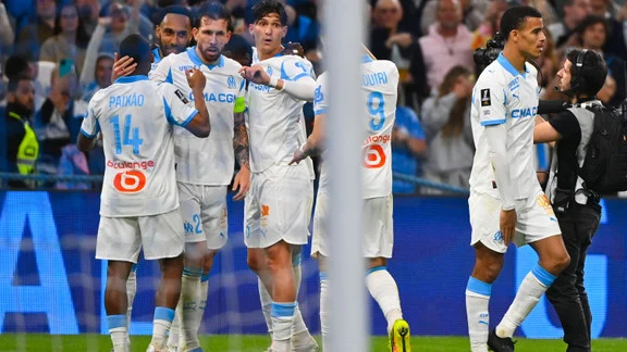 Leonardo Balerdi in action for Olympique de Marseille