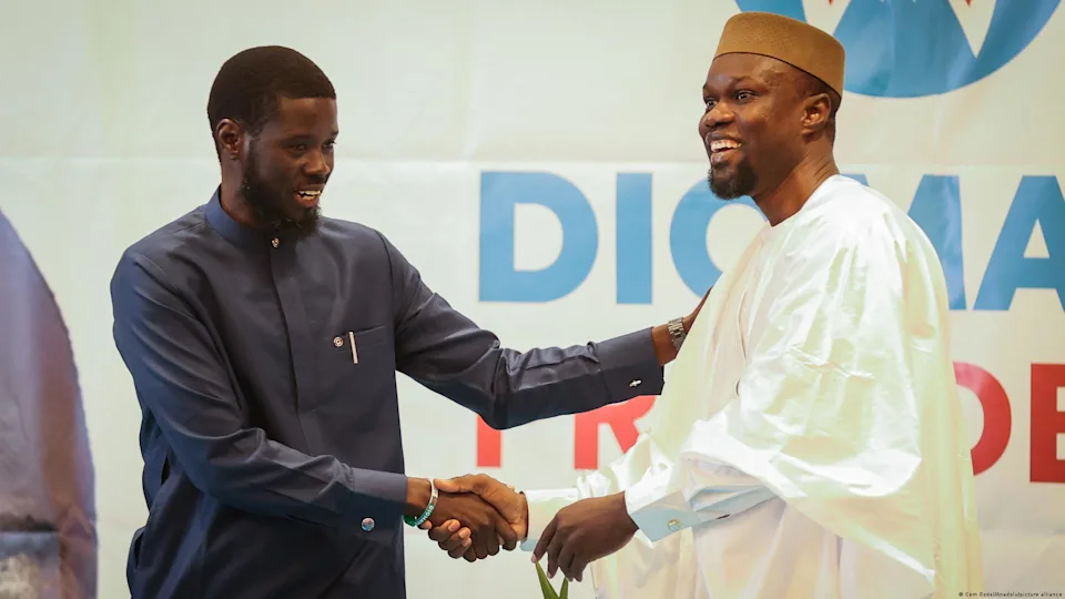 Ousmane Sonko campaigning for Bassirou Diomaye Faye in Senegal’s 2024 election