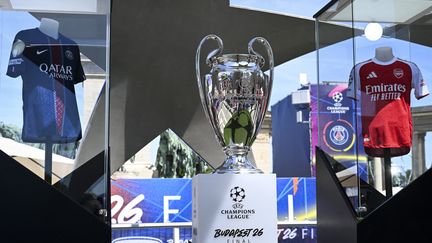 The Champions League trophy displayed in Budapest, Hungary, May 29, 2026.