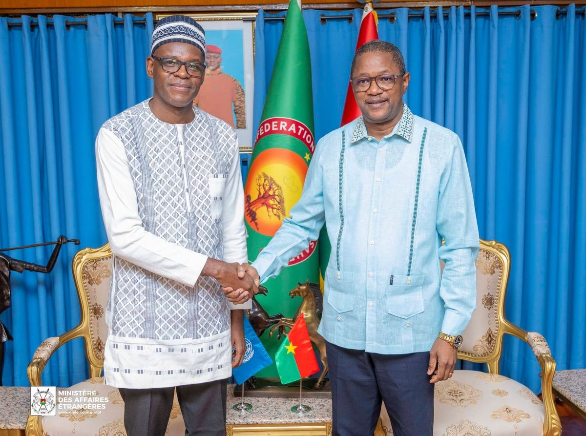 Diplomatic talks on Burkina Faso’s security priorities with unodc