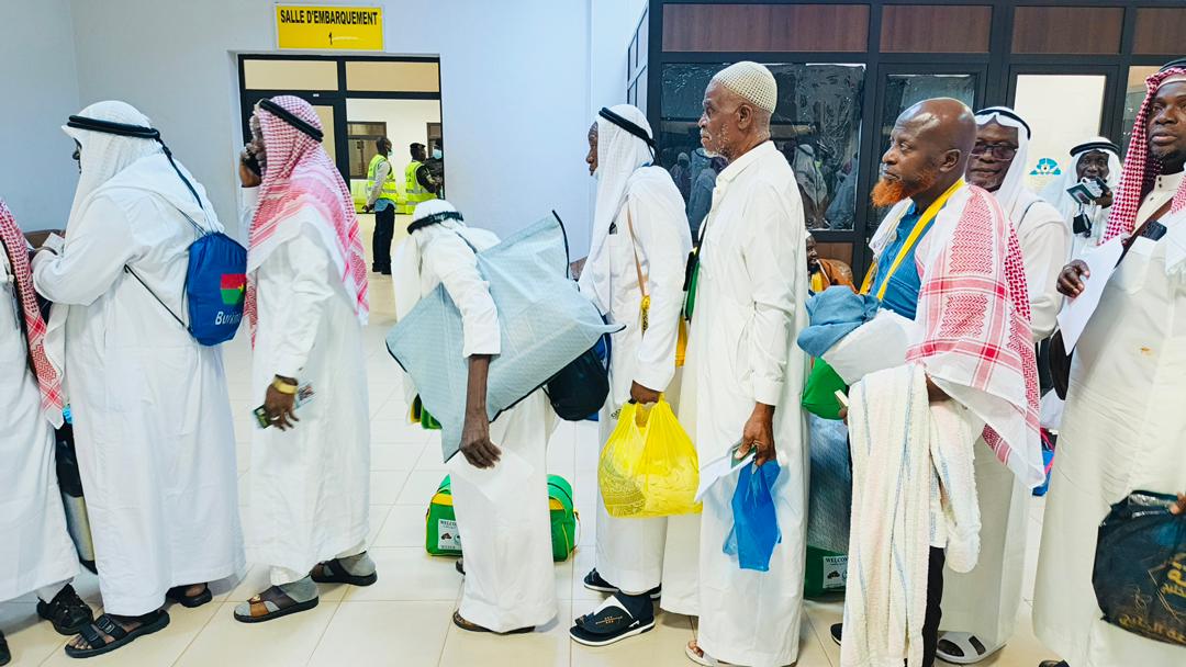 Pilgrims arriving in Ouagadougou during Hadj 2026