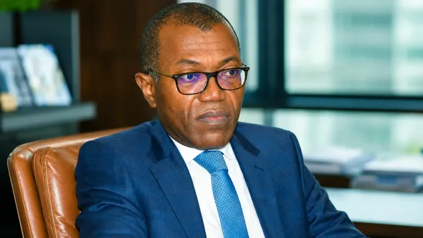 Ekoué Djro Glokpor during his appointment as BCEAO national director for Togo