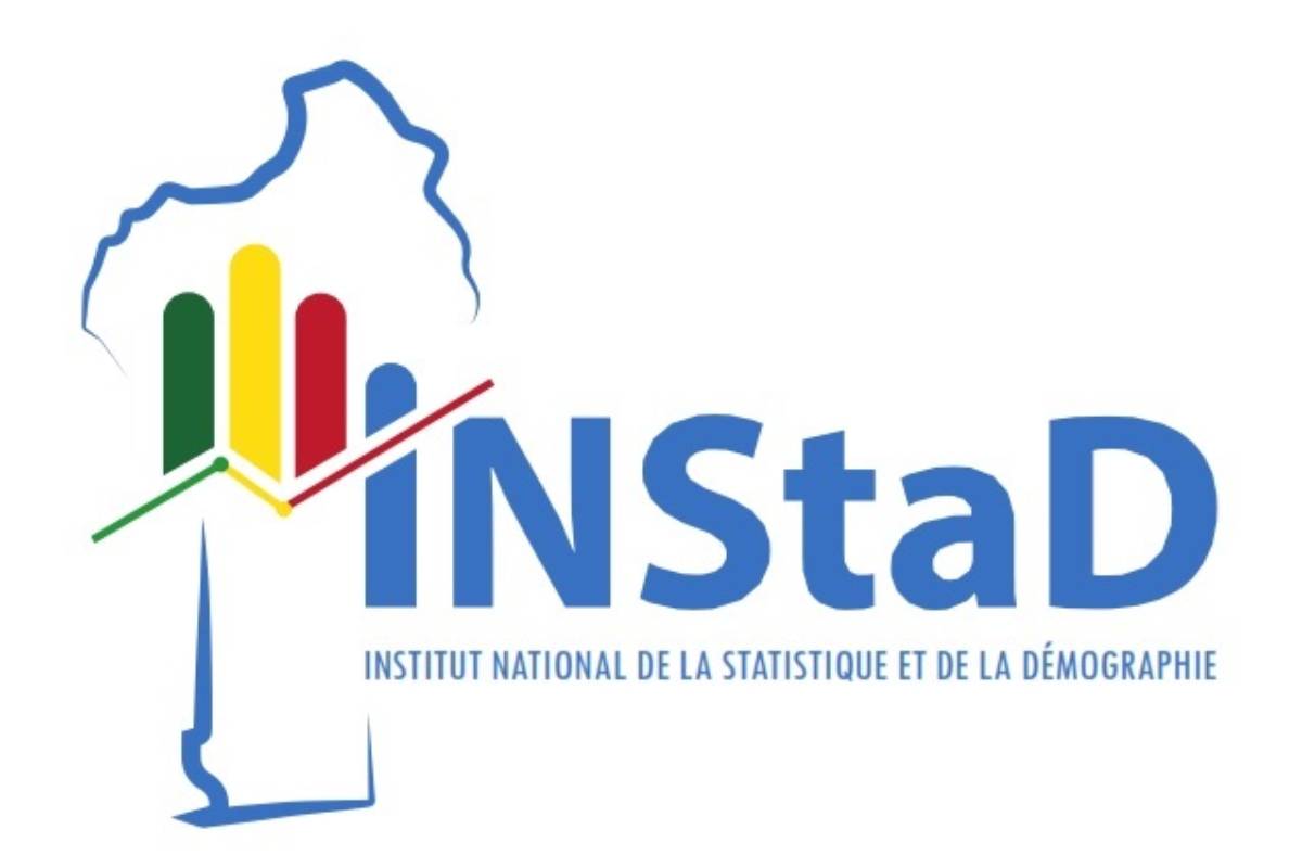 Logo of Bénin's National Institute of Statistics and Demography (INStaD)