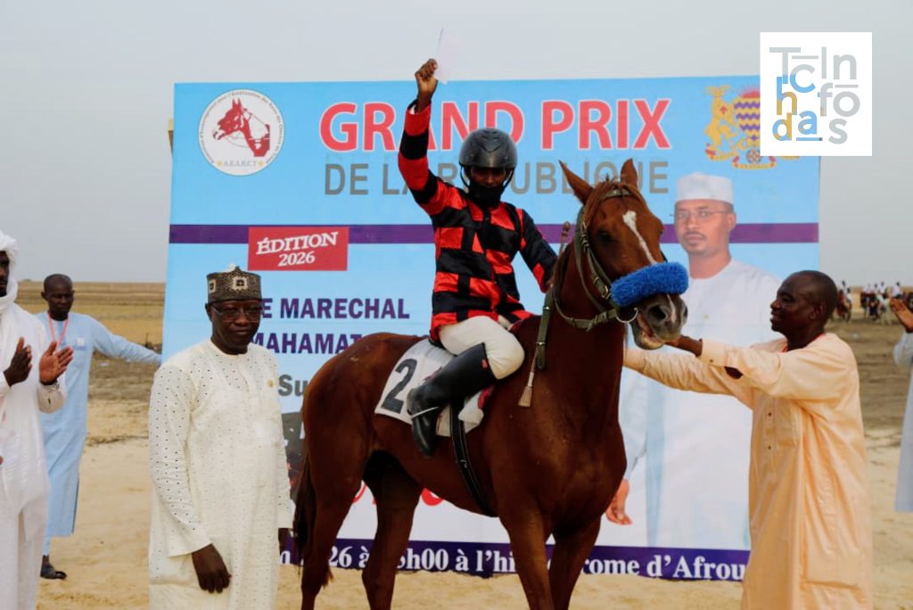 AEARCT President Idriss Ahmed Idriss speaking at the Grand Prix 2026