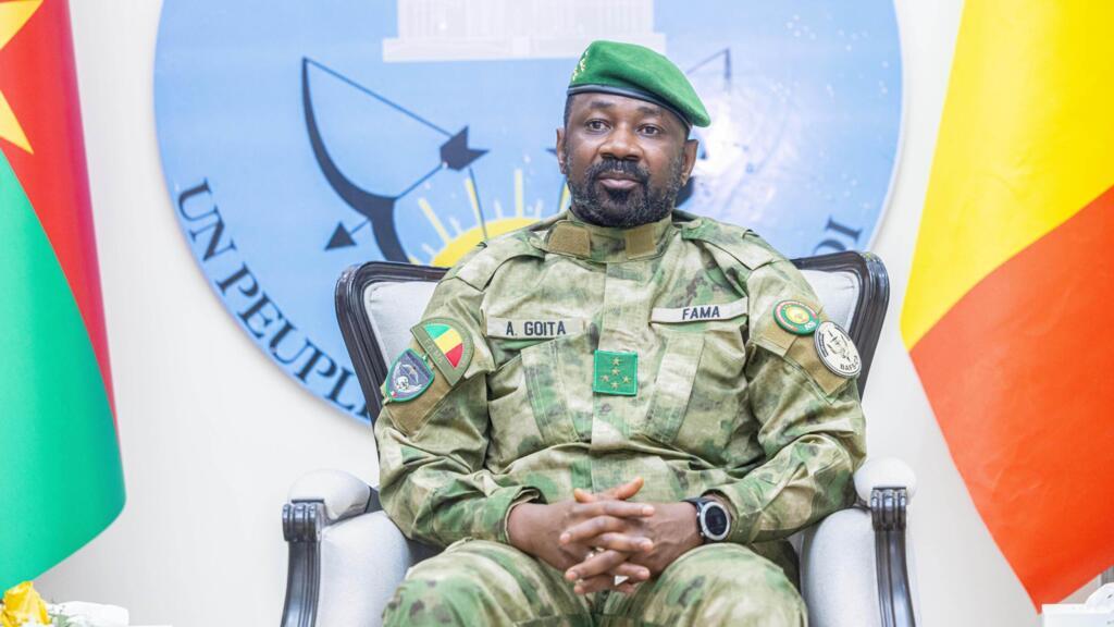 Transitional President of Mali, General Assimi Goïta, during the second summit of the Alliance of Sahel States (AES) on security and development in Bamako, December 23, 2025.