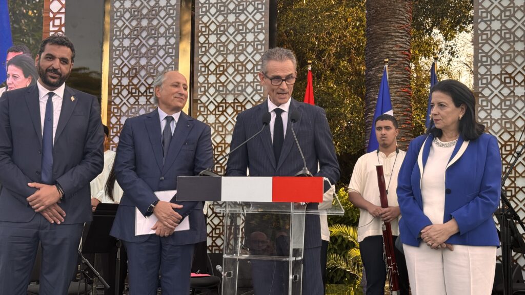 Diplomatic gathering at the French Residence in Rabat