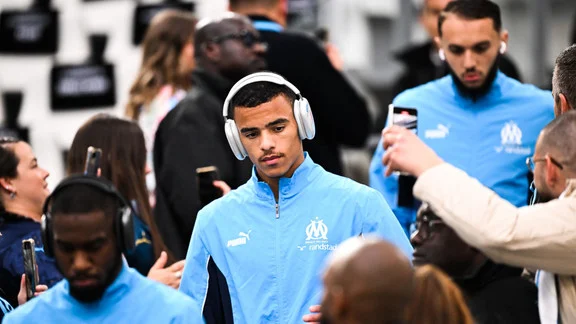 Mason Greenwood in action during a match