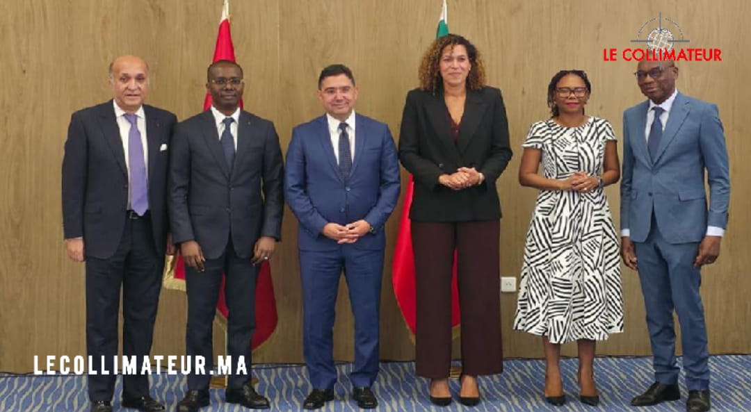 Delegation representatives during Morocco-Bénin talks