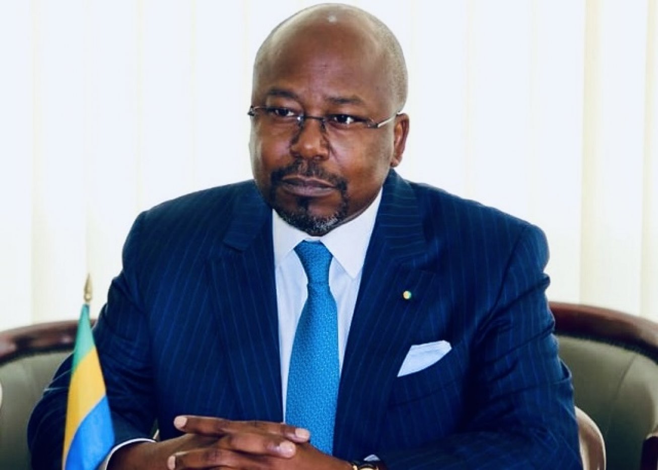 Alain Claude Bilie By Nze during a public appearance