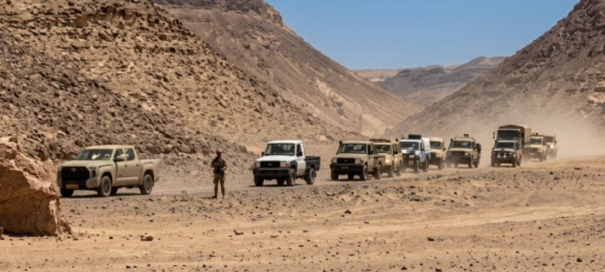 Libyan border security operation near Chad