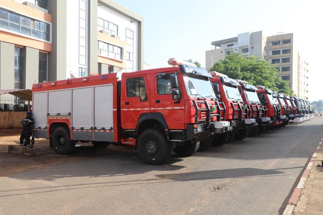 Malian security forces vehicles handover ceremony