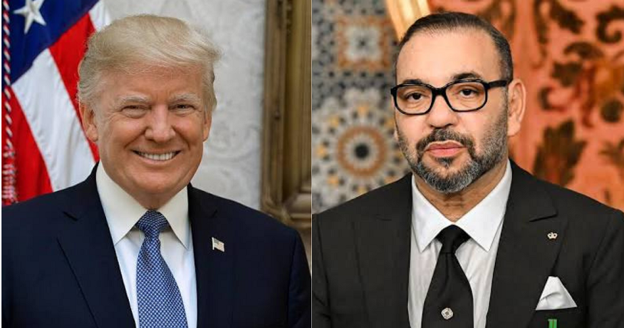 US President Donald Trump reaffirms American recognition of Morocco's sovereignty over Western Sahara