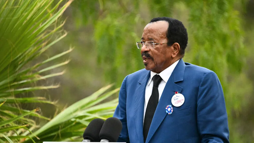 Cameroon president Paul Biya