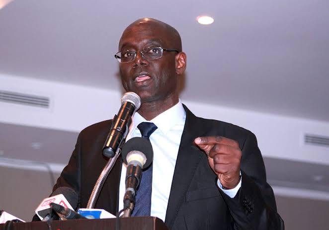 Thierno Alassane Sall addressing the ASER scandal