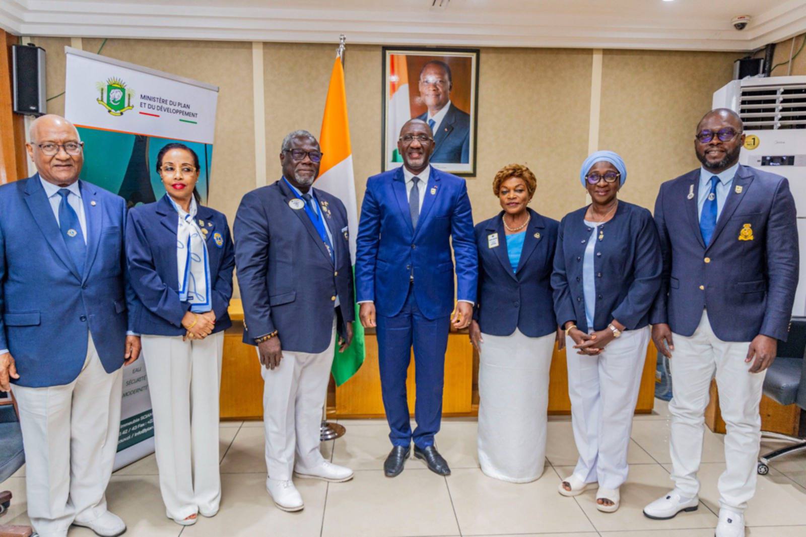Côte d’Ivoire kicks off Lions Club governor’s regional tour for youth and environment initiatives