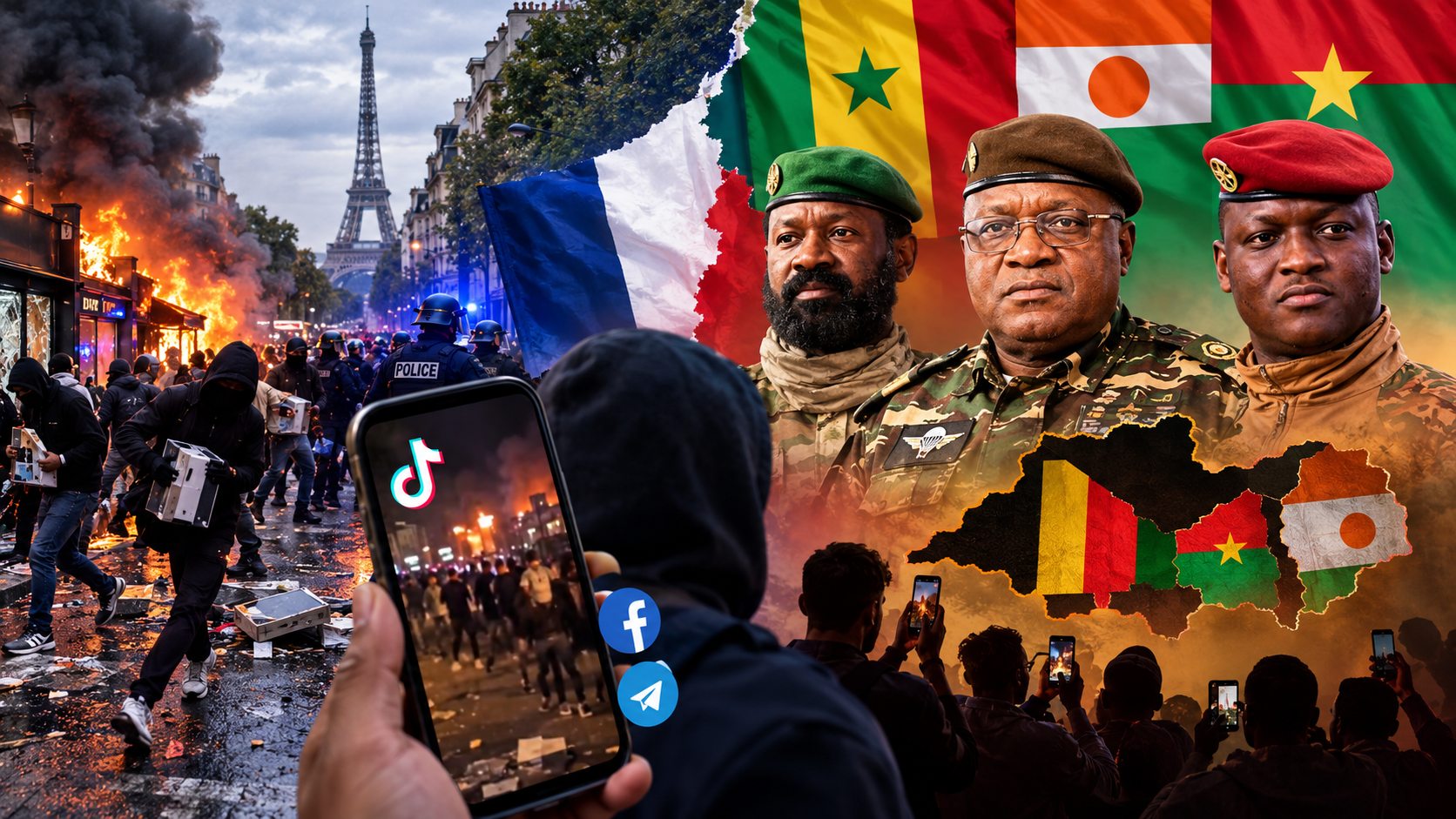 France’s urban unrest: a pivotal moment for Sahel juntas’ propaganda strategy